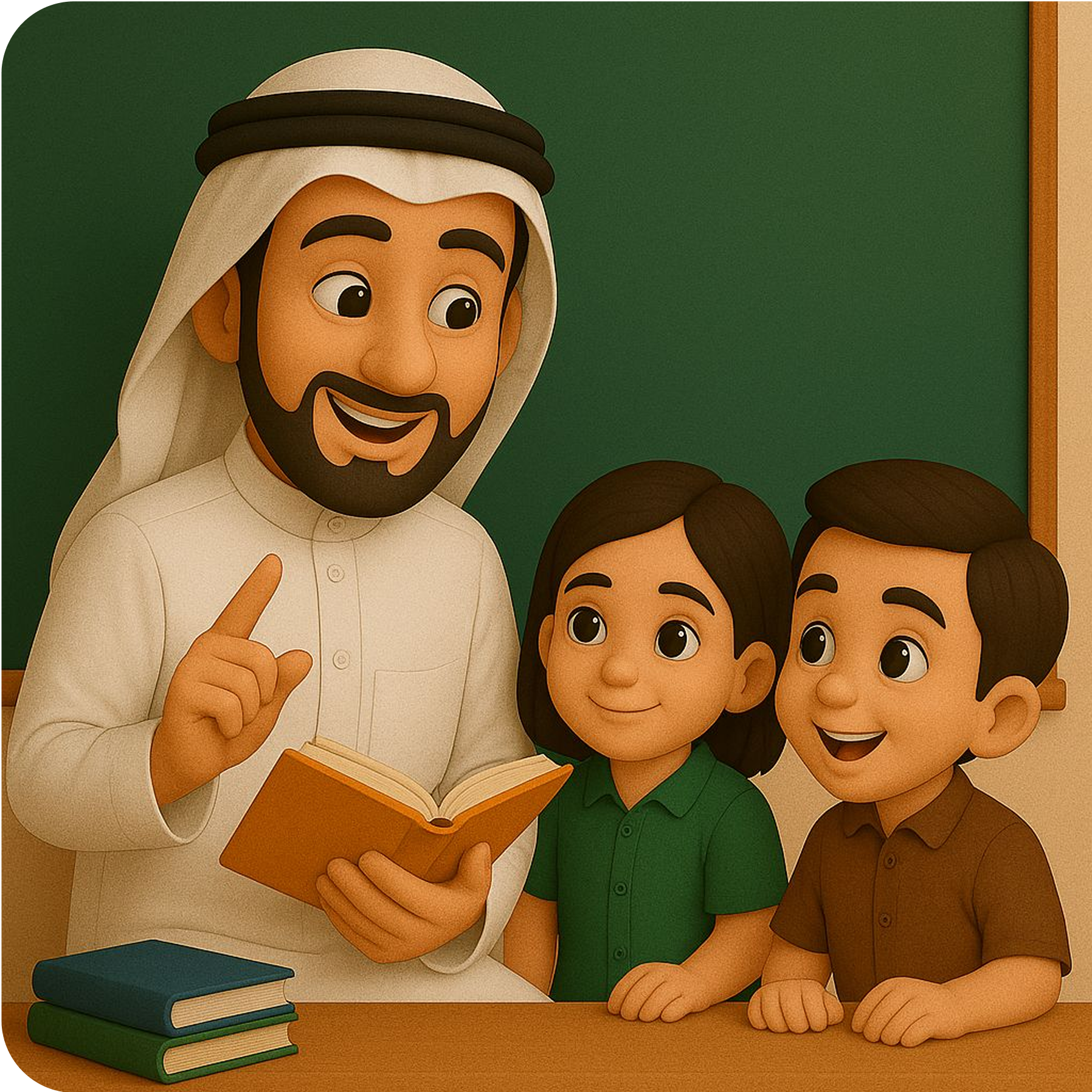 طالب يتفاعل في حصة ذكية