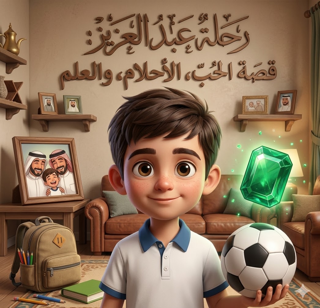 قصة عبدالعزيز – الأولى البطل الصغير والزمردة الخضراء